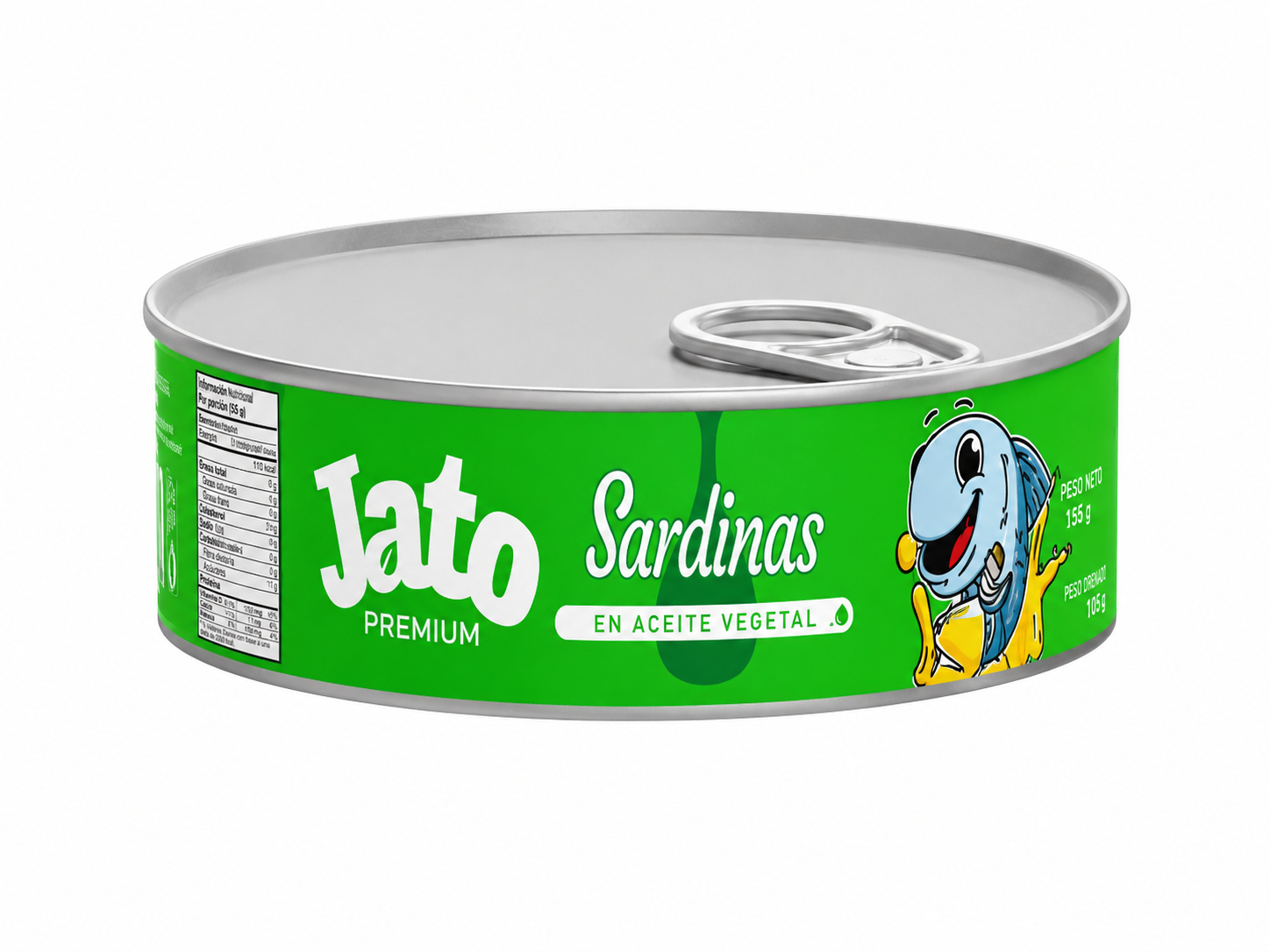 SARDINA JATO EN ACEITE VEGETAL OVALADA